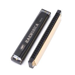 1pc profissional 24 buraco harmônica boca órgão de metal para iniciantes instrumentos musicais harpa harmônica harmônica blues - Image 3