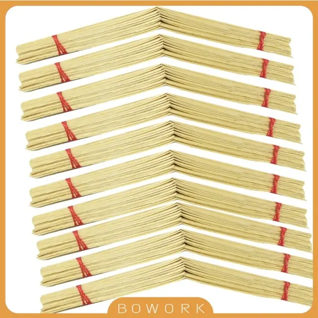 Pacote com 100 Juncos Gouged Dobrado para Oboé - Acessórios Ideais para Luthiers e DIY