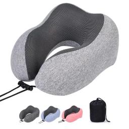 U-Shaped memória espuma pescoço travesseiro para relaxamento, suporte aprimorado, confortável - Image 5