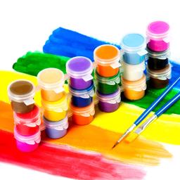 6 cores eco-friendly pintura acrílica diy pintura artesanal arte materiais artes artesanato ferramenta de pintura - Image 1