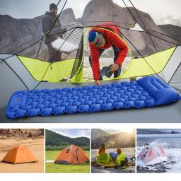 Colchão inflável ultraleve com travesseiro de ar, Almofada de dormir ao ar livre, Cama dobrável para acampar, caminhadas e mochila - Image 2