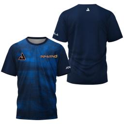 Camiseta respirável de ginástica com gola redonda masculina, esportiva, manga curta, leve, unissexo, corrida, treinamento, fitness, verão - Image 4