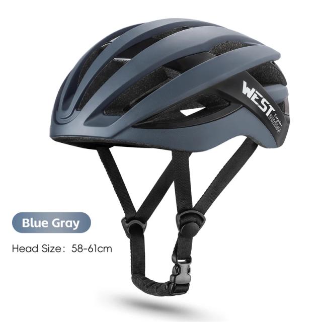 Capacete de Ciclismo Aero Integrado West Biking para Masculino e Feminino, Leve e Seguro para Estrada e MTB