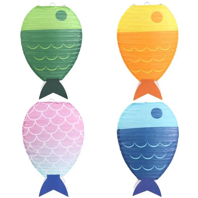 Lanternas Decorativas em Forma de Peixe para Festas e Ambientes Aconchegantes