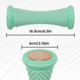 Rolo de massagem muscular de plástico para ioga, dispositivo de treinamento de pés, rolo multifuncional para fáscia de pés, massagem de drenagem de rede muscular - Image 6