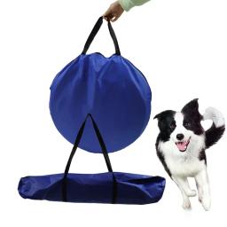 Conjunto de equipamentos de treinamento de agilidade para cães com túnel de agilidade para cães/conjunto de obstáculos para cães/barra de salto de obstáculo/conjunto de pneus/saco de transporte - Image 5
