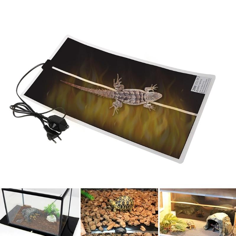 Tapete de aquecimento 220-240v 28w do réptil do aquecedor do terrário da almofada 11 repx 21 terrterrpara o sapo da aranha do lagarto da serpente da tartaruga - Image 1