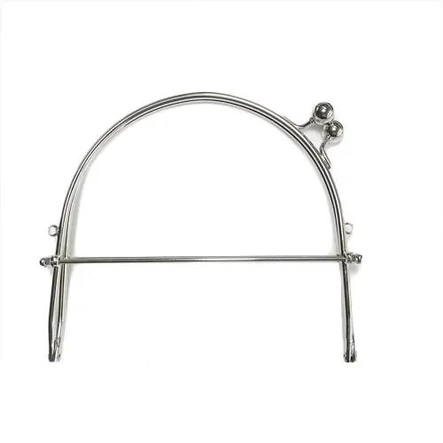 Handmade Metal Costura Suportes, Bolsa Frame, alças, DIY, Handbag Making, Hardware, Acessórios Carteira, 10-15cm - Image 1