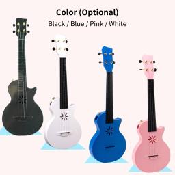 Ukulele De Fibra De Carbono com Bolsa Para Iniciantes, Adultos, Adolescentes, Instrumento De Cordas, 4 Cordas, 25" - Image 6