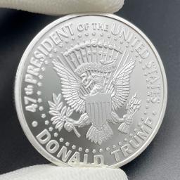 Presidente dos EUA Battle Attack Challenge Coin, Presidente Lembrança Medalha Comemorativa, Moeda Comemorativa Colecionáveis, 2020 Incidente Tiro - Image 4