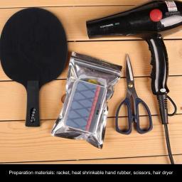 Raquetes De Tênis De Mesa Lidar Com Fita, Absorção de choque, Ping Pong Racket Grip Cover, Punho de aperto confortável - Image 6