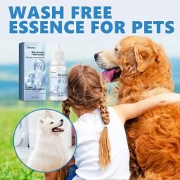 Pet Shampoo Seco Sabonete De Cabelo De Gato Alívio De Coceira Limpeza Sem Banho Assassino De ácaros De Pulga Desodorizante Antibacteriano Líquido De Remoção De Odor De Cão - Image 5