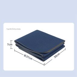 Tapete de Yoga Dobrável, Anti-Slip, Respirável, Fácil de Limpar, Portátil, TPE, Viagem, Escola, Escritório, Fitness, Pilates, 183*61, 4mm - Image 6