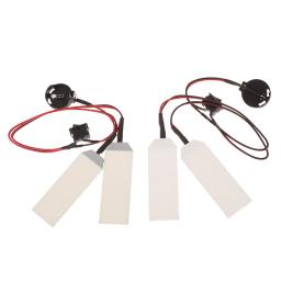 LED Light Eyes Kits para capacete, máscara flexível flexível flexível, luz de olho DIY, acessórios Cosplay, entrada CR2032 - Image 1
