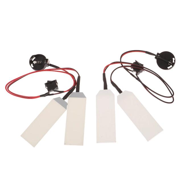 Kits de Luz LED para Capacete e Máscara, Olhos Flexíveis DIY para Cosplay com Fonte CR2032