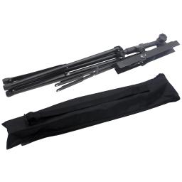 Foldable Music Sheet Tripod Stand, Suporte de aço inoxidável Desktop Music, Suporte ajustável com saco, Acessórios para instrumentos musicais - Image 3