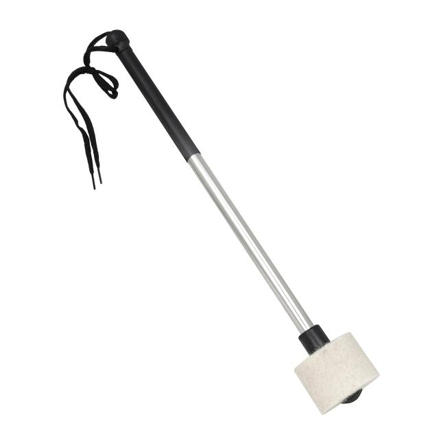 Baqueta de Aço Inoxidável para Tambores e Gongos - Acessório Durável para Percussão