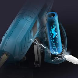 Lithium Ion Cordless Derretimento Glue Gun Hot Glue Gun, 10 Bastões de Cola para Artes e Ofícios Projetos, Selagem, Reparação Rápida, 3.6V - Image 4