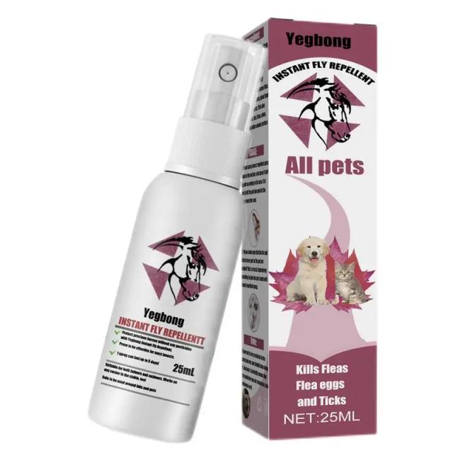 Repelente Pet Spray: Combate Pulgas e Piolhos em Cães e Gatos, Aliviando Coceiras e Desparasitando com Eficácia