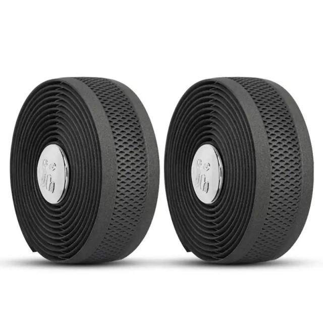 PROMEND Fita Guidão Bicicleta Malha Anti-Derrapante Absorção Choque 2 Peças