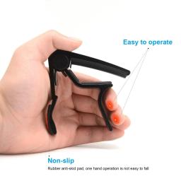 Universal Multifunction Capo para guitarra elétrica, Clássico acústico de 6 cordas, Liga metálica, Acessórios para guitarra - Image 4