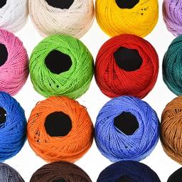 Linha do bordado do ponto transversal, fio remendo feito malha à mão, suprimentos de artesanato DIY, 16 cores - Image 4