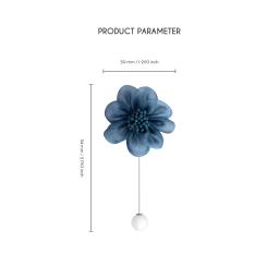 Alfinetes de lapela de casamento para homens e mulheres, broche floral, broches de pérolas, rosa feito à mão, moda coreana, 4 cores, cavalheiros - Image 6