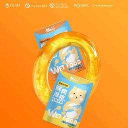 Alimentos enlatados para gatos, Embalagem de alimentos úmidos, Reabastecimento de alimentos, Snacks saborosos para animais de estimação, 60g por saco - Image 4