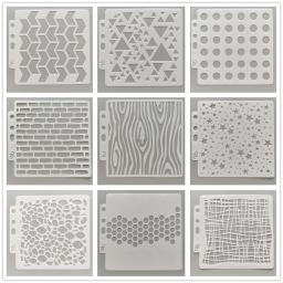 Geometria Stencils Gráficos para Pintura, Gravação, Scrapbooking DIY, Álbum de Fotos, Artesanato Cartões, Modelo para Decoração, 26 Estilos - Image 1