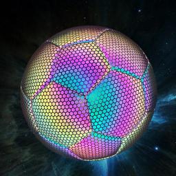 Bola de futebol luminosa para adultos, holográfica padrão, reflexiva, brinquedos ao ar livre da equipe, entretenimento esportivo, tamanho 5 PU - Image 3