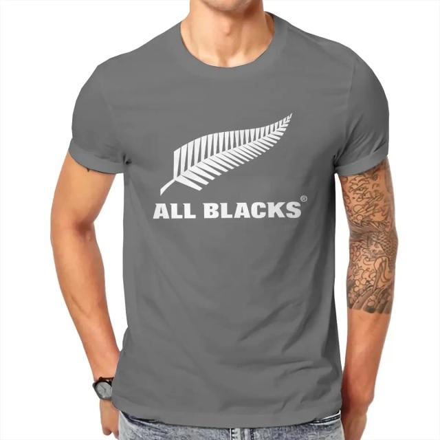 Camiseta Masculina de Rugby com Gola Redonda em Algodão, Ideal para o Verão e Presente de Aniversário com Estilo Humorístico 2024