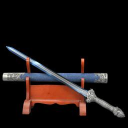 Longquan Dragon Tiger Sword, Cidade Demônio, Mão Forjada, Aço Inoxidável, Arma de Defesa Fria, 1 Pc - Image 5