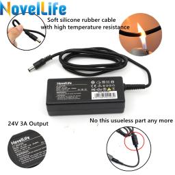 Original ts100 65w mini estação de ferro de solda elétrica temperatura ajustável display digital com ponta de solda 24v fonte de alimentação - Image 6