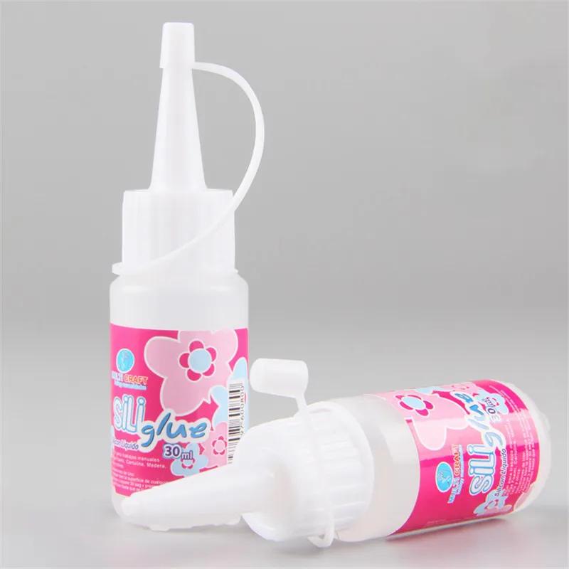 Cola líquida de silicone transparente para crianças, adesivo, colagem, papel, artesanato, segurança, ferramenta Home, escritório, escola, papelaria, 30ml - Image 1