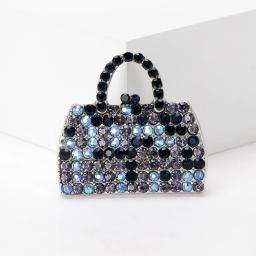 Alfinetes de bolsa de strass para mulheres unissex vidro suprimentos diários broches evento festa mochila decoração acessórios de roupas - Image 1