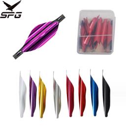 Spin Fletching Pena Seta Shaft, Vanes Arco e Flecha, Anel-Asa Hélice De Plástico, Profissional Tiro com Arco Competição, SPG 1.75" - Image 1