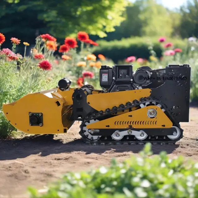 Cortador de Grama Trator Todo-Terreno 85cm Rotação Zero Controle Remoto