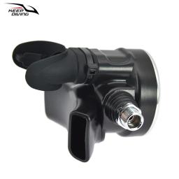 Regulador De Mergulho Ajustável Com Conector De Latão Regulador De Respiração De Baixa Pressão, Segundo Estágio, Entrada De Ar, Estilo De Equilíbrio, 1Pc - Image 4