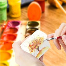 Conjunto de Pincéis de Pintura Miniatura, Pincel de Detalhe Fino, Mini Tintas, Acrílico, Aquarela, Óleo, Rosto, Unhas, 10Pcs - Image 6