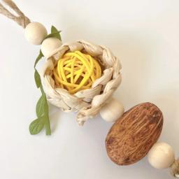 Brinquedo de mastigar corda de algodão para passarinho, corda de mordida pendurada, cordas pequenas, cobaias, esquilos, morder papagaio, bolas - Image 3