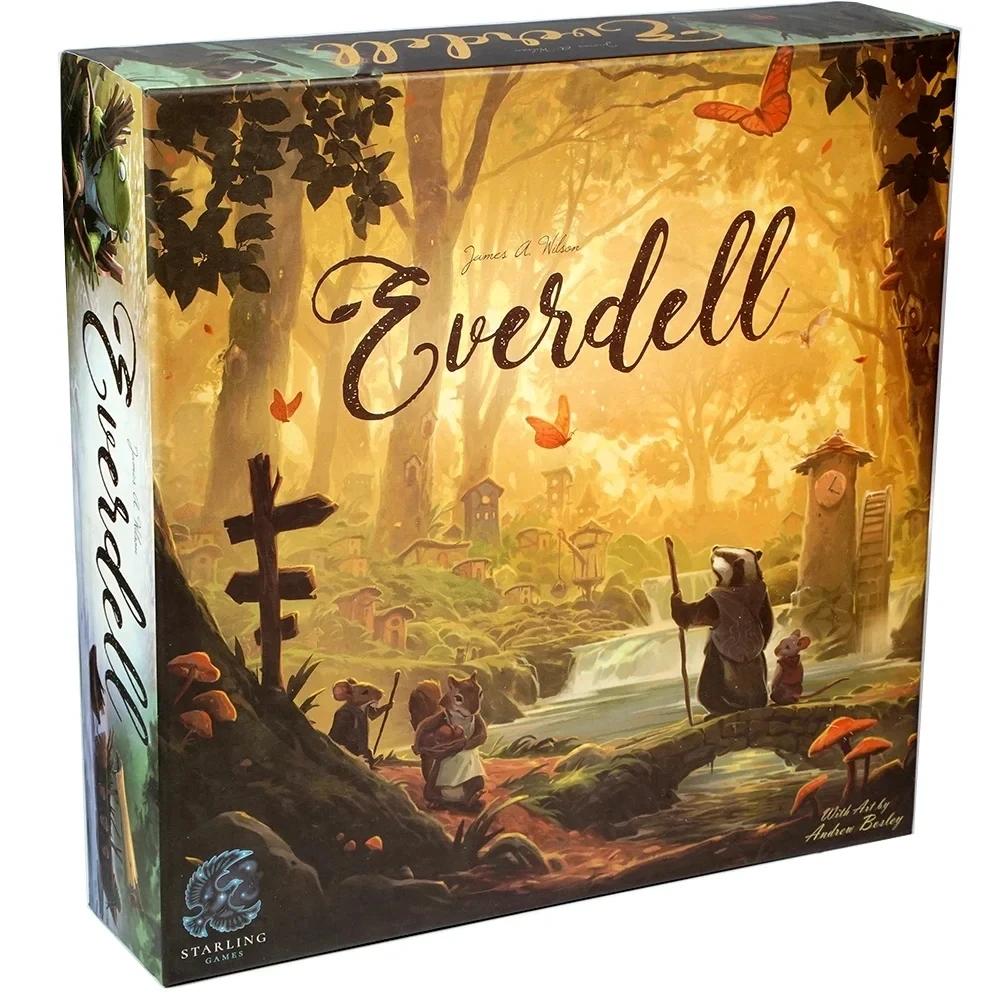 Jogo de tabuleiro de estratégia Everdell |   Desenho de cartas de construção da cidade da floresta |   Noite de jogo familiar |   1-4 jogadores - Image 1