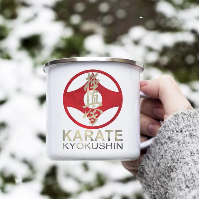 Copa Criativa Cobra Kai: Caneca de Café e Copo de Água para Amantes do Karate Kyokushin e Festas ao Ar Livre