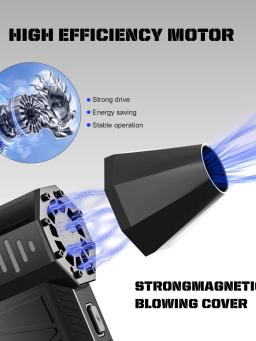THERAGUN X3PRO Mini Ventilador de jato turbo portátil-150000RPM Poderoso espanador de ar comprimido para secador de carro/PC/casa/indústria - Image 5