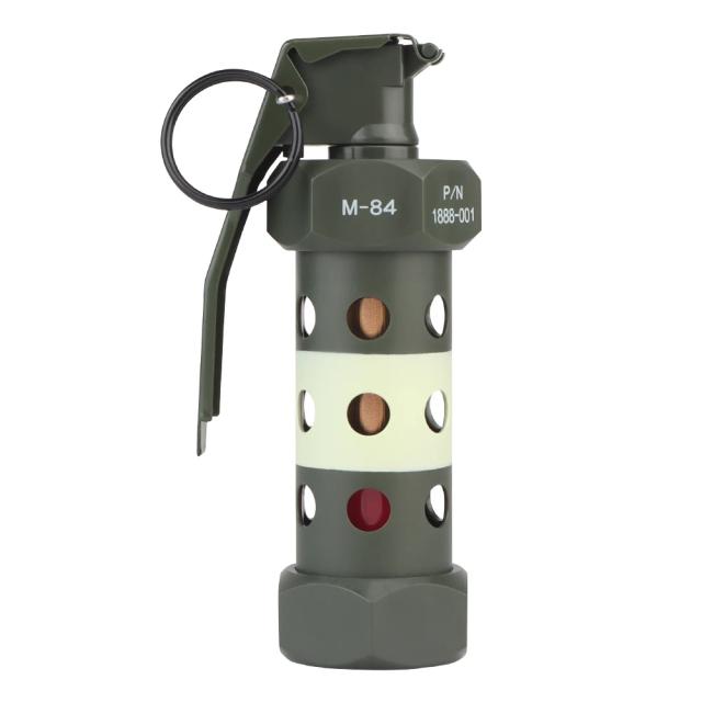 Granada de Metal M84 para Cosplay e Jogos Táticos de Paintball - Acessório Emersongear Ideal para CQB e CS