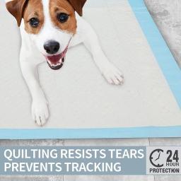 Almofadas de treinamento para animais de estimação, Almofadas de xixi rápido para cães, Almofadas Ultra Absorventes, 90x60cm, 100 unidades - Image 5
