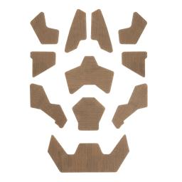 Conjunto de adesivo mágico camo para capacete tático, airsoft acessórios para a caça, 11 peças - Image 3