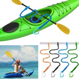 Elastic Kayak Paddle Leash, Bungee Strap, Corda Lanyard, Leve, Rod Leash para passeios de barco, pesca, rafting, canoagem - Image 3