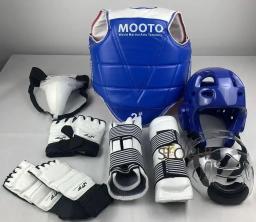 Artes Marciais, Equipamento De Proteção De Taekwondo De Boxe Infantil, Conjunto Completo, Competição De Engrossar, Equipamento De Combate Real - Image 1