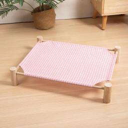 Cama de madeira lavável, Rede respirável, Mobília para animais de estimação para cães e gatos, Casa para cães e gatos - Image 3