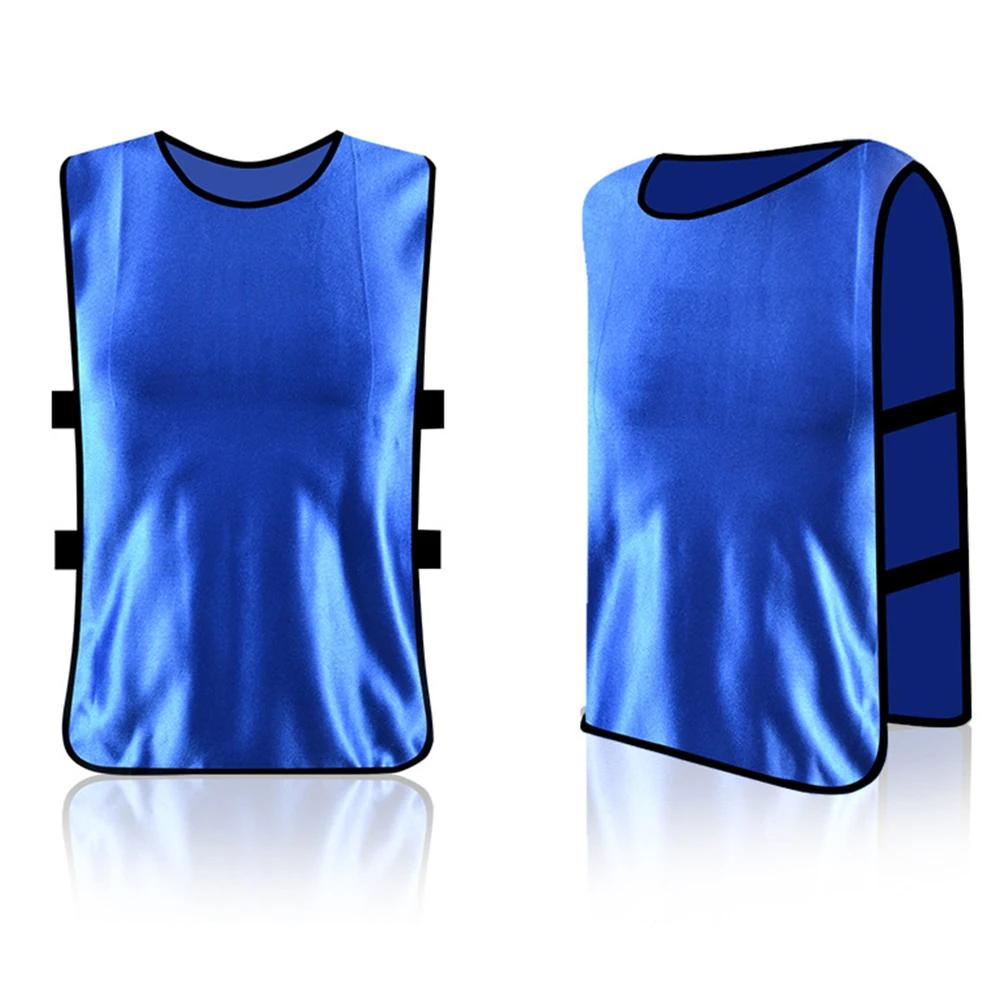 Colete esportivo de secagem rápida para adultos e crianças, camisas de treinamento, coletes BIBS, basquete e críquete, futebol e futebol, malha - Image 1